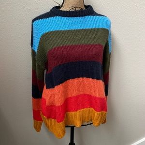 Urban outfitters multicolor sweater small